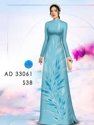 Vải Áo Dài Hoa In 3D AD 33061 27